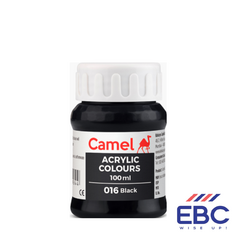 CAMEL Acrylic Colour Multi-Surface - 016 Black 100ml
